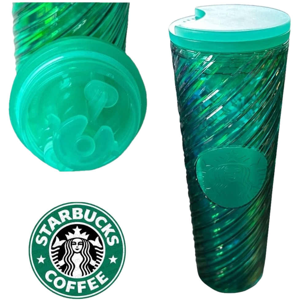 Starbucks 2022 Holiday Candy Cane Swirl Acrylic Tumbler